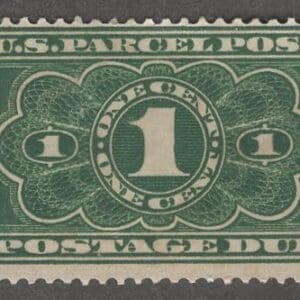 Scott# JQ1 "PARCEL POST DUE" USED, BARELY CANCELLED