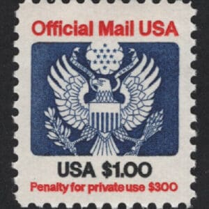 Scott# O132 "OFFICIAL MAIL" MNH SINGLE, NICELY CENTERED