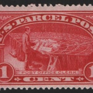 Scott# Q1 "PARCEL POST - POST OFFICE CLERK" MNH SINGLE
