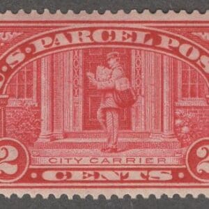 Scott# Q2 "PARCEL POST - CITY CARRIER" MINT, NICELY CENTERED