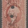 Scott# R44 "CERTIFICATE" USED REVENUE, DATED PEN & PUNCH CANCELS