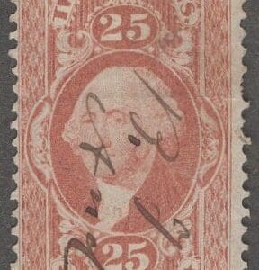 Scott# R49 "PROTEST" USED REVENUE, DATED PEN CANCEL