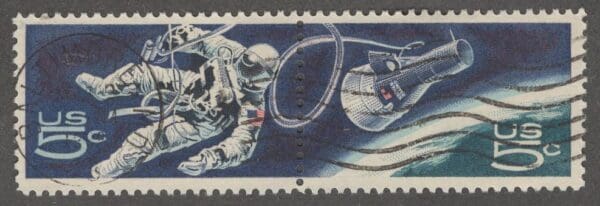 Scott# 1331-32 "SPACE ACCOMPLISHMENTS" USED PAIR, BALTIMORE CDS