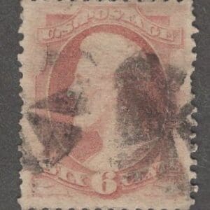 Scott# 186 "LINCOLN" USED WITH RADIAL GEOMETRIC WEDGE CANCELS
