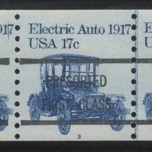 Scott# 1906a "ELECTRIC CAR" MNH PRESORTED PRECANCEL PNC5 P# 3 (11mm)