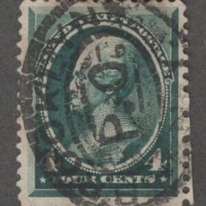 Scott# 211 "JACKSON" BROOKLYN, N.Y. P. O. CANCEL, NICELY CENTERED