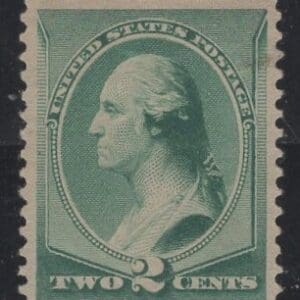 Scott# 213 "WASHINGTON" USED, BARELY CANCELLED, CHOICE CENTERING