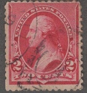Scott# 220 "WASHINGTON" PARTIAL CDS CANCEL