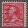 Scott# 220a "WASHINGTON" CAP ON LEFT 2, FLAG CANCEL