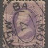 Scott# 221 "JACKSON" USED, BALTIMORE MD DOUBLE OVAL CANCEL