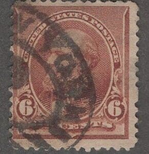 Scott# 224 "GARFIELD" NEW YORK DOUBLE OVAL CANCEL