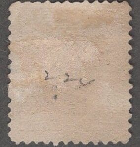 Alternative view of Scott# 224 "GARFIELD" NEW YORK DOUBLE OVAL CANCEL