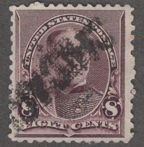 Scott# 225 "WILLIAM T SHERMAN" CHICAGO CANCEL, NICELY CENTERED