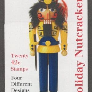 Scott# 4364-67 BK306 "HOLIDAY NUTCRACKERS" UNEXPLODED BOOKLET (20) MNH