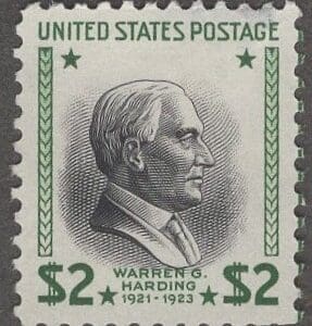 Scott# 833 "WARREN HARDING" UNUSED SINGLE, NO GUM, NICELY CENTERED