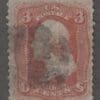 Scott# 94 "WASHINGTON" USED F GRILL, WITH CORK CANCEL