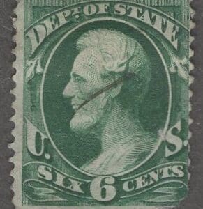 Scott# O60 "LINCOLN" USED STATE DEPT *** SEE DETAILS ***