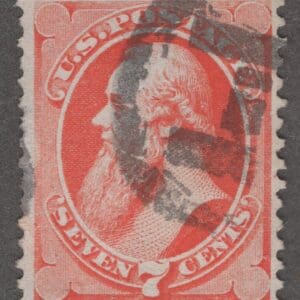 Scott# 149 "STANTON" NAT'L BANKNOTE, CORK CANCEL, WELL CENTERED