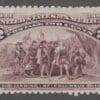 Scott# 231C "COLUMBIAN - BROKEN HAT" MINT, NICELY CENTERED