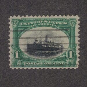 Scott# 294 "PAN AMERICAN - LAKE NAVIGATION" USED, NICELY CENTERED