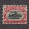 Scott# 295 PAN AMERICAN USED-BROKEN LINES CANCEL-NICELY CENTERED