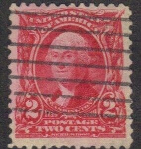 Scott# 301 "GEORGE WASHINGTON" ORNATE DESIGN, USED