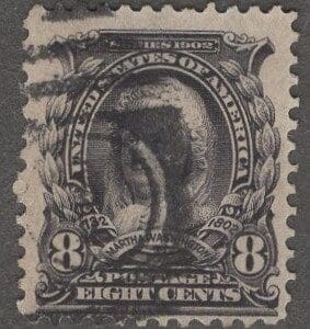 Scott # 306 "MARTHA WASHINGTON" USED, SEE DETAILS