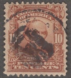 Scott# 307 "WEBSTER" USED, SON CANCEL, NICELY CENTERED