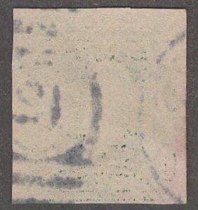 Alternative view of Scott# 314 "FRANKLIN" IMPERF WITH CDS & DUPLEX CANCELS