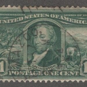 Scott# 323 "LIVINGSTON" LOUISIANA PURCHASE - KALAMAZOO CDS CANCEL