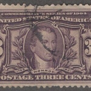 Scott# 325 "MONROE" LOUISIANA PURCHASE, USED *** SEE DETAILS ***