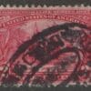 Scott# 329 "JAMESTOWN EXPOSITION" USED, GEORGIA DOUBLE OVAL CANCEL
