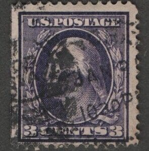 Scott# 333 "WASHINGTON" USED, CDS CANCEL, NICELY CENTERED