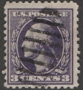 Scott# 333 "WASHINGTON" USED DLWK, PERF 12, DUPLEX CANCEL