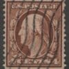 Scott# 334 "WASHINGTON" USED, FLAG CANCEL, NICELY CENTERED