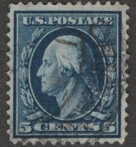 Scott# 335 "WASHINGTON" USED, LOCAL CANCEL, NICELY CENTERED