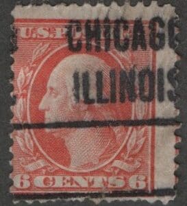 Scott# 336 "WASHINGTON" USED, CHICAGO, ILL PRECANCEL