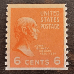 Scott# 846 "JOHN ADAMS-PRESIDENTIAL SERIES" COIL SINGLE, MNH