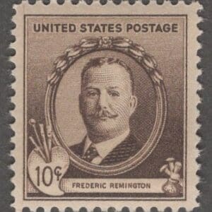 Scott# 888 "FREDRIC REMINGTON-FAMOUS AMERICAN ARTIST" MNH SINGLE