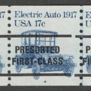 Scott# 1906a ELECTRIC CAR MNH PRESORTED PRECANCEL PNC5 P#4 13.5mm