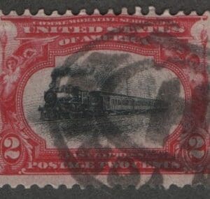 Scott# 295 "PAN AMERICAN" USED, NEW YORK DOUBLE OVAL CANCEL