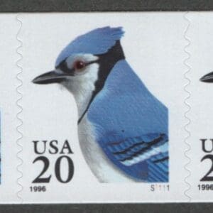 Scott# 3053 "BLUEJAY" S/A MNH PNC(7) PLATE# S1111, NICELY CENTERED
