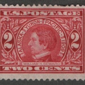 Scott# 370 "ALASKA-YUKON-PACIFIC EXPOSITION" BARELY CANCELLED