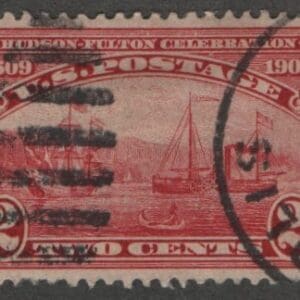 Scott# 372 "HUDSON FULTON" CDS & DUPLEX CANCELS, NICELY CENTERED
