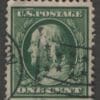 Scott# 374 "FRANKLIN" USED, BOSTON CDS & FANCY STAR FLAG CANCELS