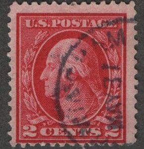Scott# 375 "WASHINGTON" USED PERF 12, SLWMK, CDS CANCEL