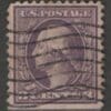 Scott# 376 "WASHINGTON" USED, FLAG CANCEL, VERY NICELY CENTERED