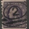 Scott# 394 "WASHINGTON" PERF 8.5, DBL OVAL CANCEL * SEE DETAILS *
