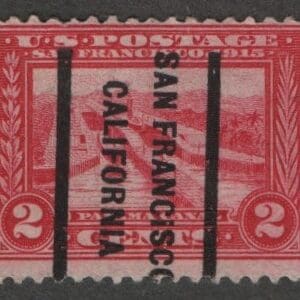 Scott# 398 "PANAMA CANAL" USED, SAN FRANCISCO PRECANCEL