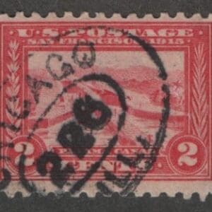 Scott# 402 "PANAMA CANAL" PANAMA PACIFIC, DOUBLE OVAL #226 CANCEL